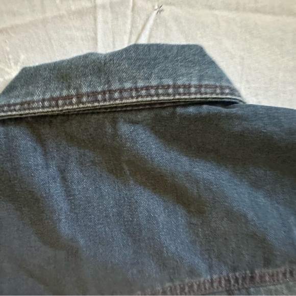 Blue Lightweight NWOT/ Unisex Jean Jacket Vest - Picture 5 of 12